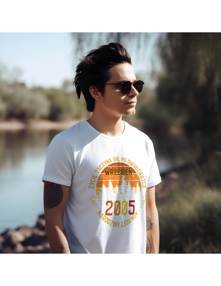 KOSZULKA MĘSKA Życie zaczyna się po 20