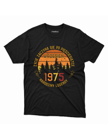 KOSZULKA MĘSKA Życie zaczyna się po 50