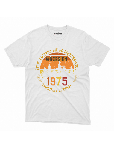 KOSZULKA MĘSKA Życie zaczyna się po 50