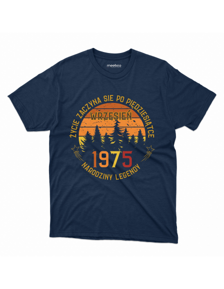 KOSZULKA MĘSKA Życie zaczyna się po 50