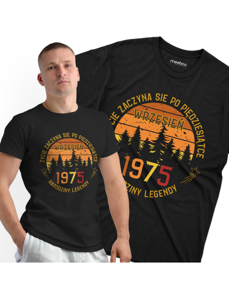 KOSZULKA MĘSKA Życie zaczyna się po 50