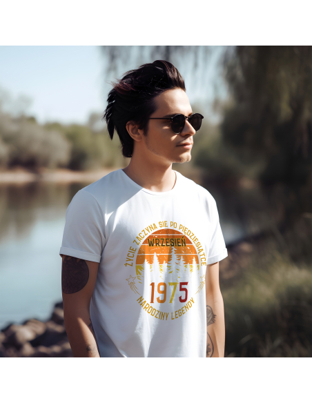 KOSZULKA MĘSKA Życie zaczyna się po 50