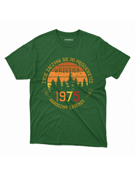 KOSZULKA MĘSKA Życie zaczyna się po 50