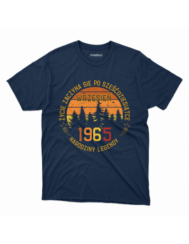 KOSZULKA MĘSKA Życie zaczyna się po 60