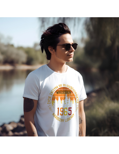 KOSZULKA MĘSKA Życie zaczyna się po 60