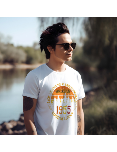 KOSZULKA MĘSKA Życie zaczyna się po 70