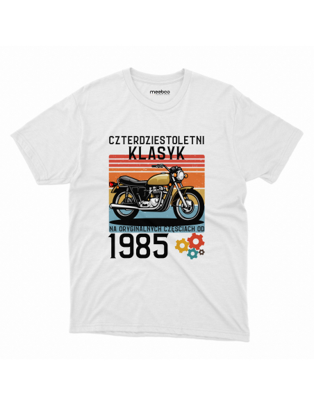 KOSZULKA MĘSKA 40 letni klasyk motocykl