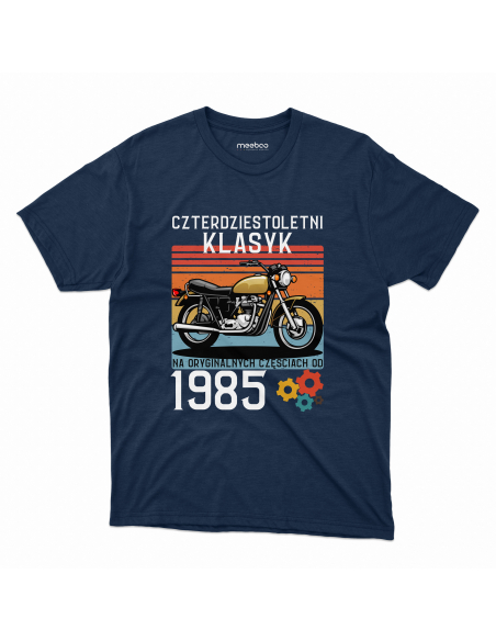 KOSZULKA MĘSKA 40 letni klasyk motocykl