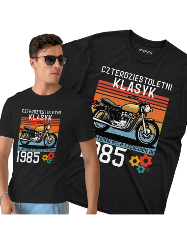 KOSZULKA MĘSKA 40 letni klasyk motocykl