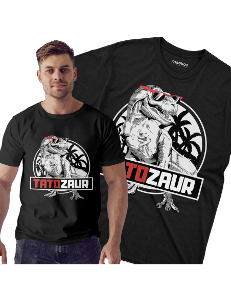 KOSZULKA MĘSKA Tatozaur w okularach