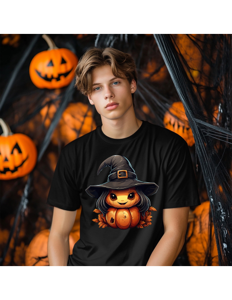 Koszulka DZIECIĘCA Pani dynia Halloween