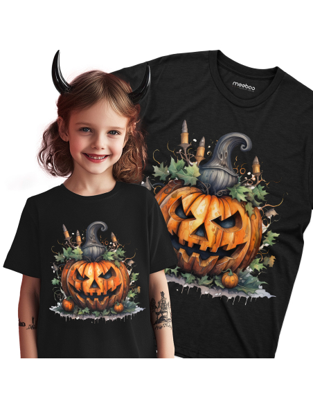 Koszulka DZIECIĘCA Zła dynia Halloween