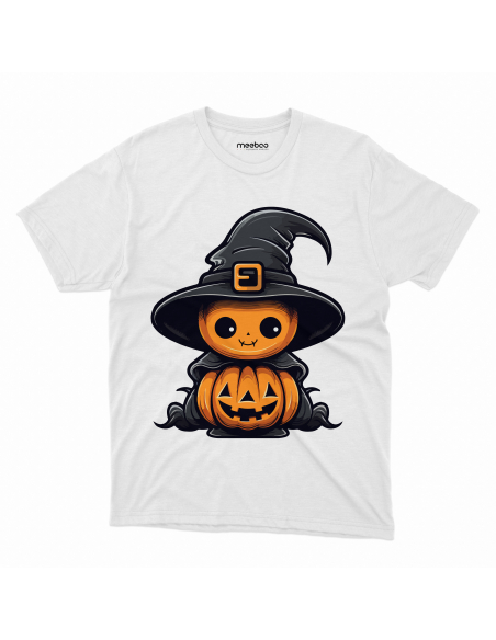 Koszulka DZIECIĘCA Dynie w kapeluszu wiedźmy Halloween