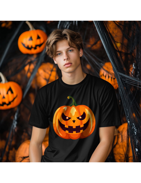 Koszulka DZIECIĘCA Uśmiechnięta dynia Halloween
