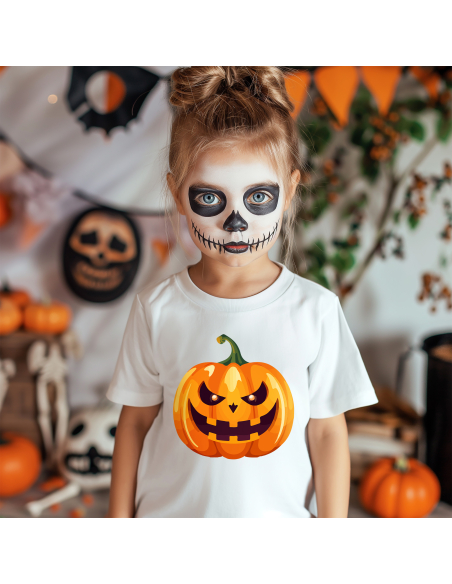 Koszulka DZIECIĘCA Uśmiechnięta dynia Halloween