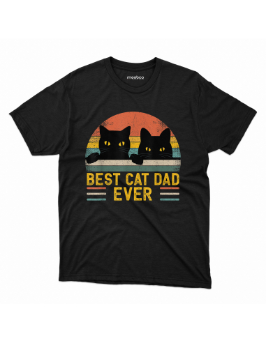 KOSZULKA MĘSKA Best cat dad ever -...