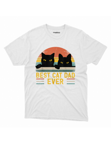 KOSZULKA MĘSKA Best cat dad ever -...