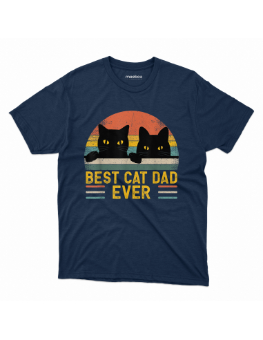 KOSZULKA MĘSKA Best cat dad ever -...