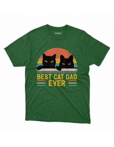 KOSZULKA MĘSKA Best cat dad ever -...