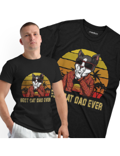 KOSZULKA MĘSKA Best cat dad...