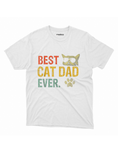 KOSZULKA MĘSKA Best cat dad ever -...