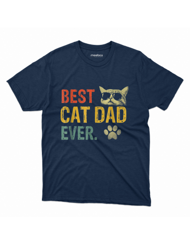 KOSZULKA MĘSKA Best cat dad ever -...