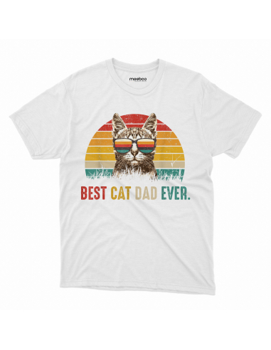 KOSZULKA MĘSKA Best cat dad ever -...