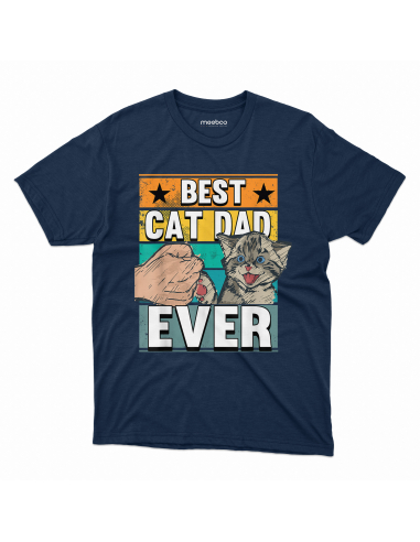 KOSZULKA MĘSKA Best cat dad ever -...