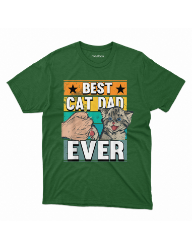 KOSZULKA MĘSKA Best cat dad ever -...