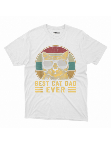 KOSZULKA MĘSKA Best cat dad ever - w...