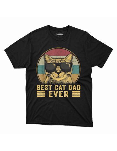 KOSZULKA MĘSKA Best cat dad ever - w...