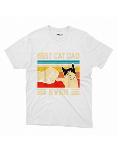 KOSZULKA MĘSKA Best cat dad ever -...