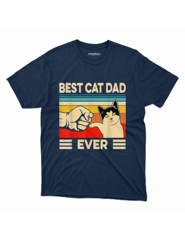 KOSZULKA MĘSKA Best cat dad ever -...