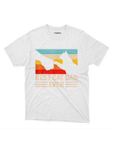 KOSZULKA MĘSKA Best cat dad ever -...