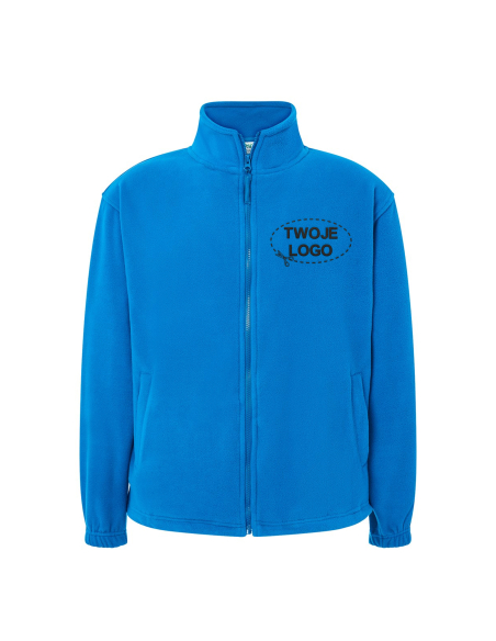 Gruby męski POLAR 300 z wyhaftowanym Twoim logo - Aqua