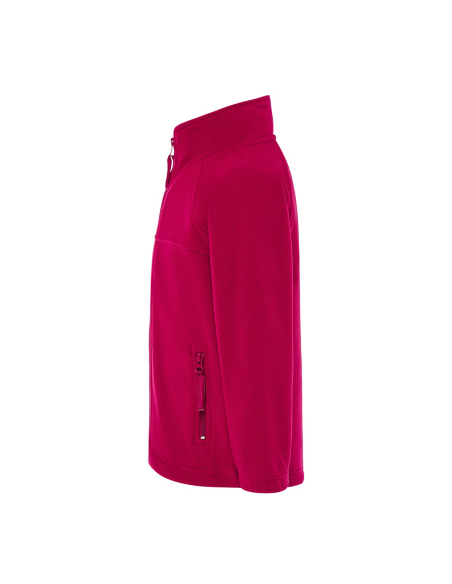 Gruby dziecięcy POLAR 300 z wyhaftowanym Twoim logo - Raspberry