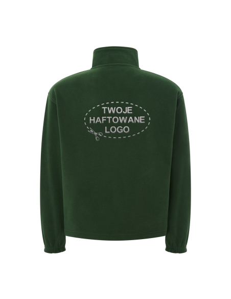 Gruby męski POLAR 300 z wyhaftowanym Twoim logo - Bottle Green