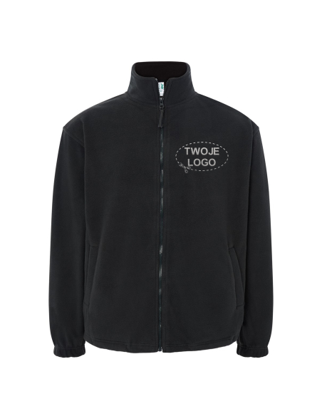 Gruby męski POLAR 300 z wyhaftowanym Twoim logo - Forest Green