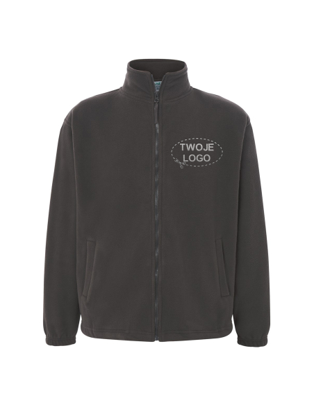 Gruby męski POLAR 300 z wyhaftowanym Twoim logo - Graphite