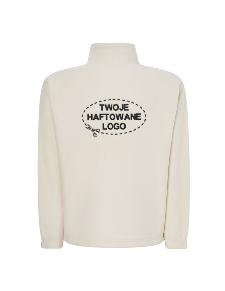 Gruby męski POLAR 300 z wyhaftowanym Twoim logo - Off White