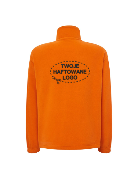 Gruby męski POLAR 300 z wyhaftowanym Twoim logo - Orange