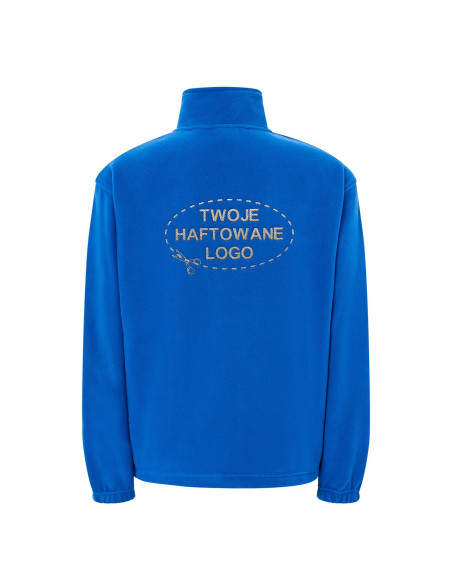 Gruby męski POLAR 300 z wyhaftowanym Twoim logo - Royal Blue