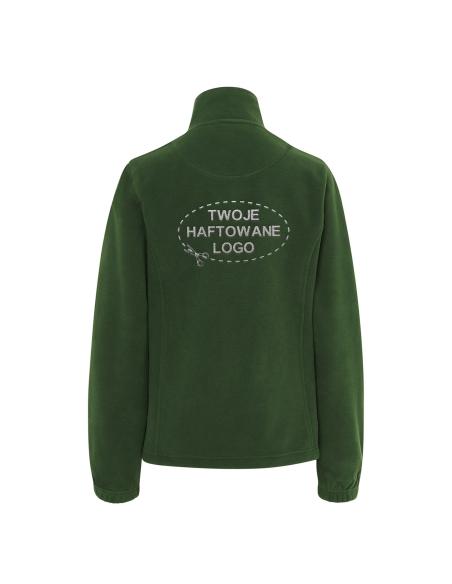 Gruby damski POLAR 300 z wyhaftowanym Twoim logo - Bottle Green