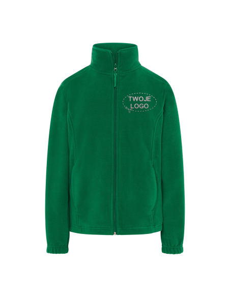 Gruby damski POLAR 300 z wyhaftowanym Twoim logo - Kelly Green