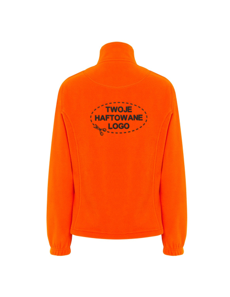 Gruby damski POLAR 300 z wyhaftowanym Twoim logo - Orange