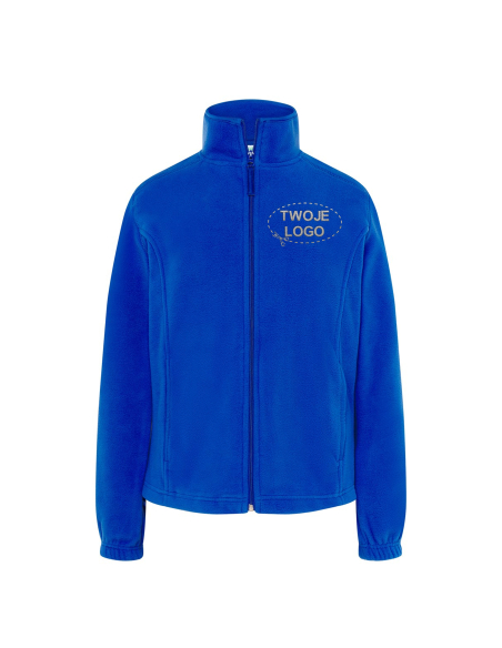 Gruby damski POLAR 300 z wyhaftowanym Twoim logo - Royal Blue