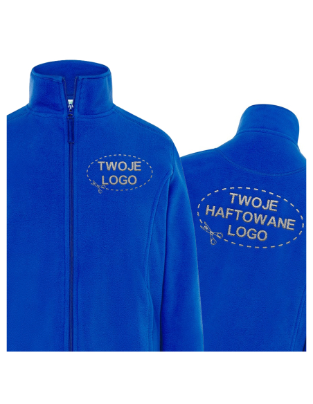 Gruby damski POLAR 300 z wyhaftowanym Twoim logo - Royal Blue
