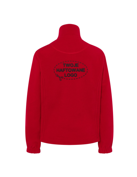 Gruby damski POLAR 300 z wyhaftowanym Twoim logo - Red
