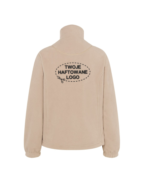 Gruby damski POLAR 300 z wyhaftowanym Twoim logo - Sand