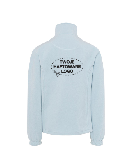 Gruby damski POLAR 300 z wyhaftowanym Twoim logo - Sky Blue